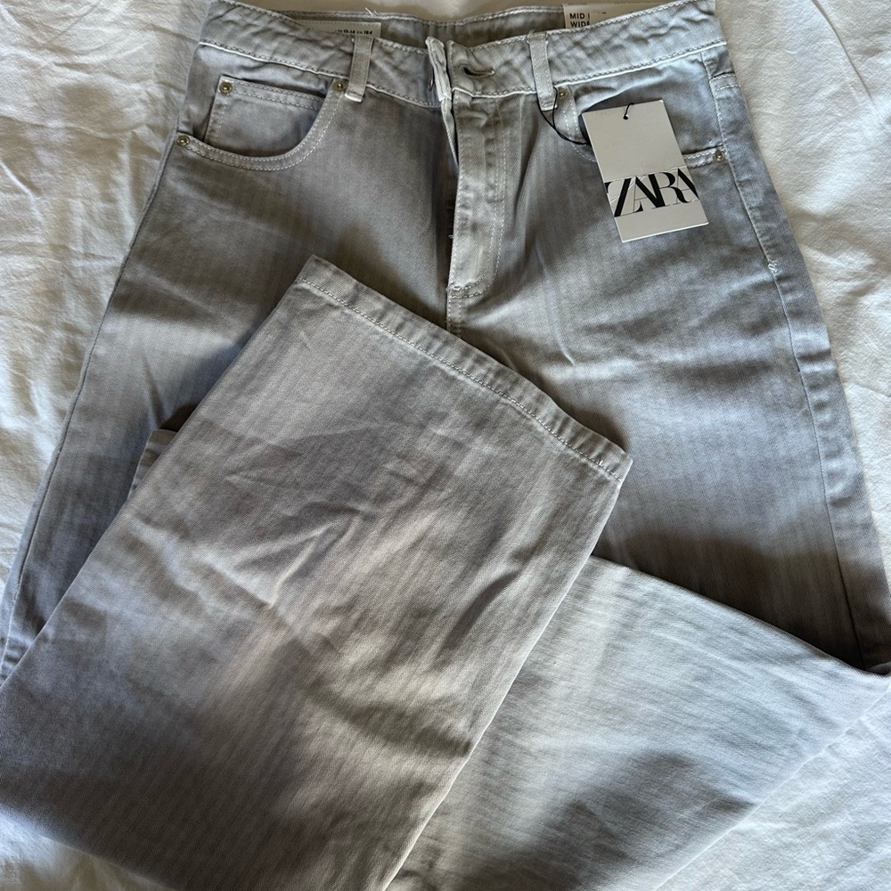 Zara Kids Soft Gray Denim Jeans